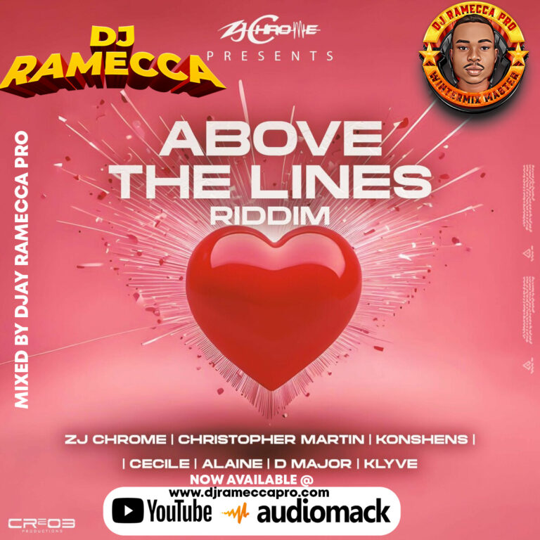 Dj Ramecca Pro Above The Lines Riddim (Fullmix)Chris Martins,Konshens,Cecile,D Major,Alaine,Klyve 2024.